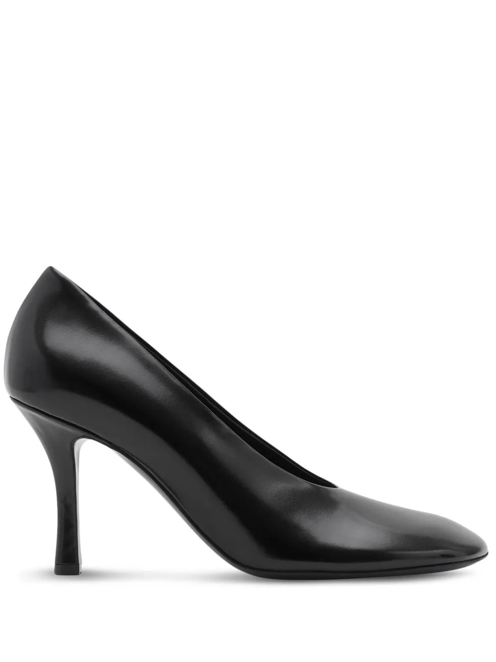 BURBERRY BABY PUMP HIGH HEELS BLACK SIZE 37 7 NIB